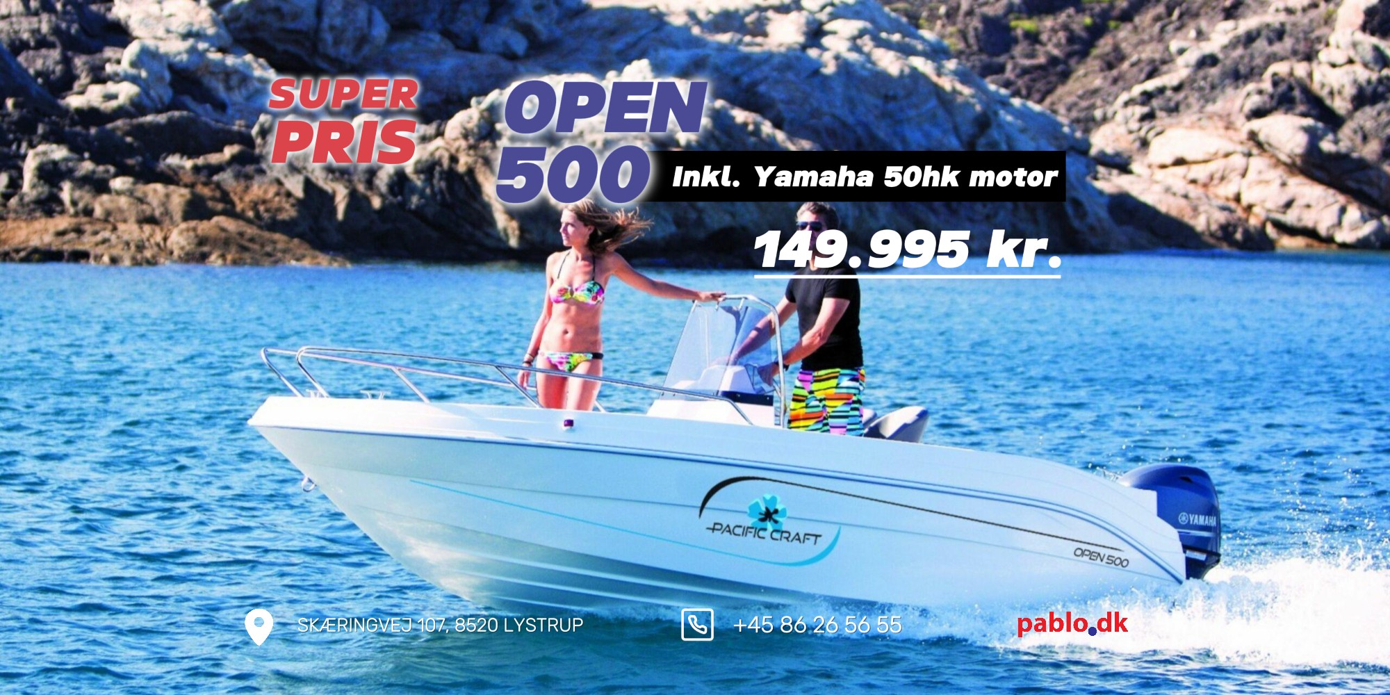 Super-pris-på-pacific-craft-open-500-med-yamaha-50hk-motor